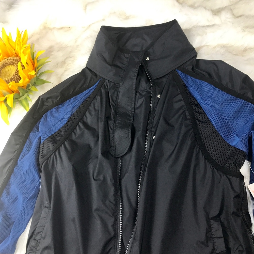 Free People - Juno Moto Layering Jacket Black blue - Picture 5 of 8
